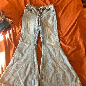 Bell bottom jeans